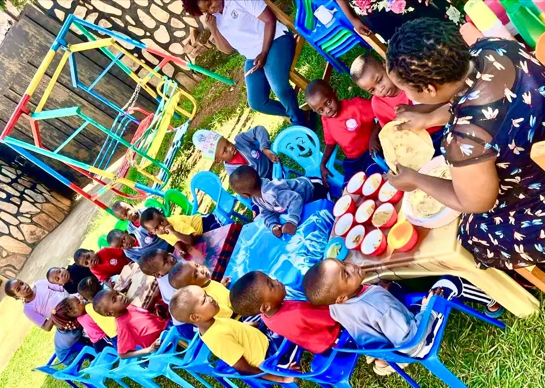 Lunch and Quiet Time at Cambridge Nursery Kawempe